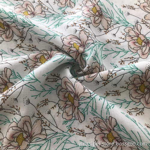 Neues Design floraler Druck Rayon Stock Lot Stoff